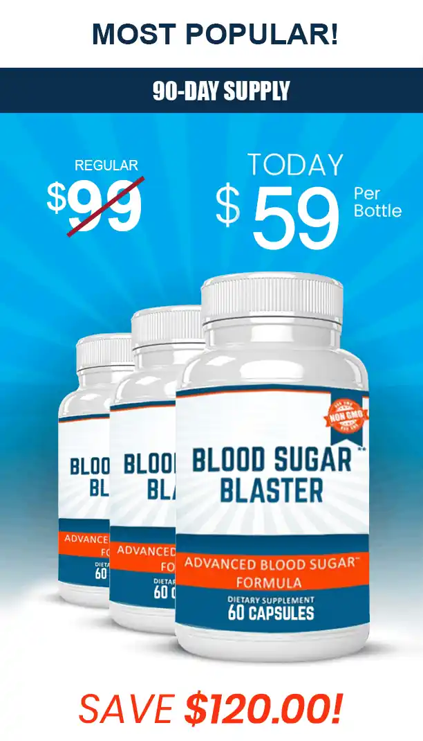Blood sugar blaster 3 bottle price