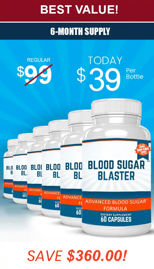 Blood sugar blaster 6 bottle price
